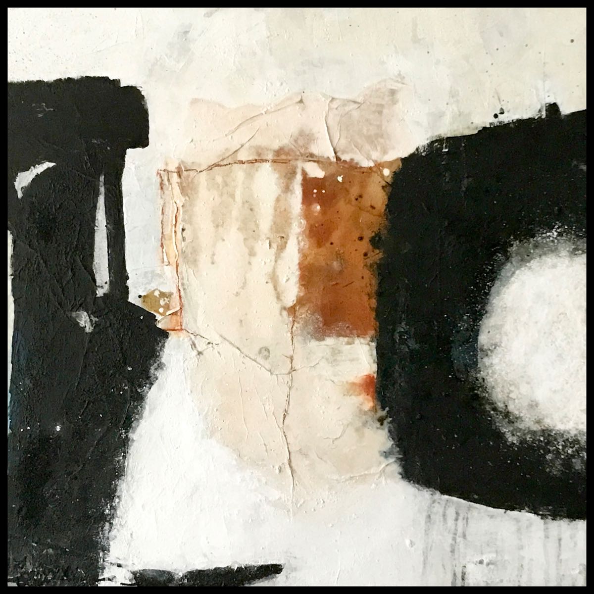 Christiana Sieben: In Balance (60 x 60 cm, Canvas, mixed media) 